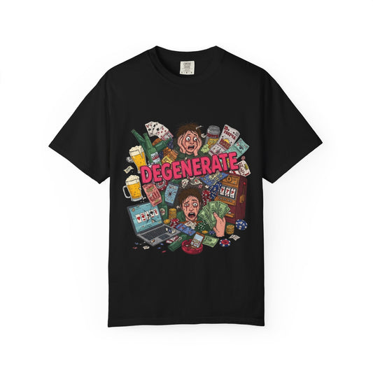 Degenerate Gambling Graphic T-shirt