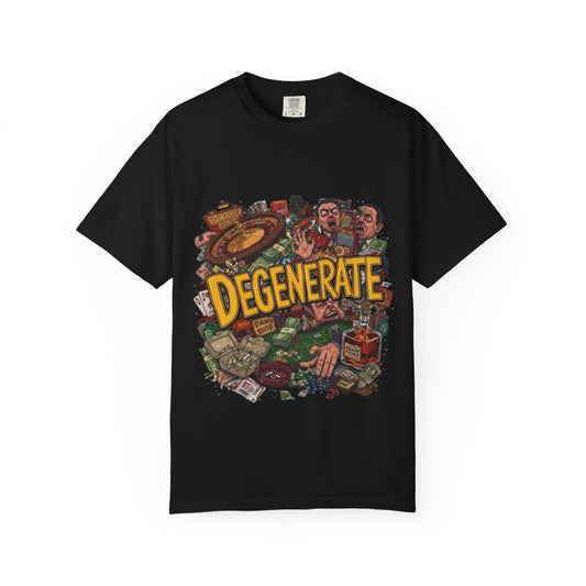 Degenerate Gambling Graphic T-Shirt